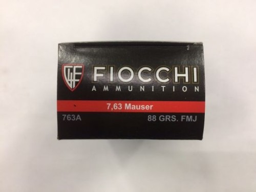 FIOCCHI CARICHE 7,63MAUSER 88 GR