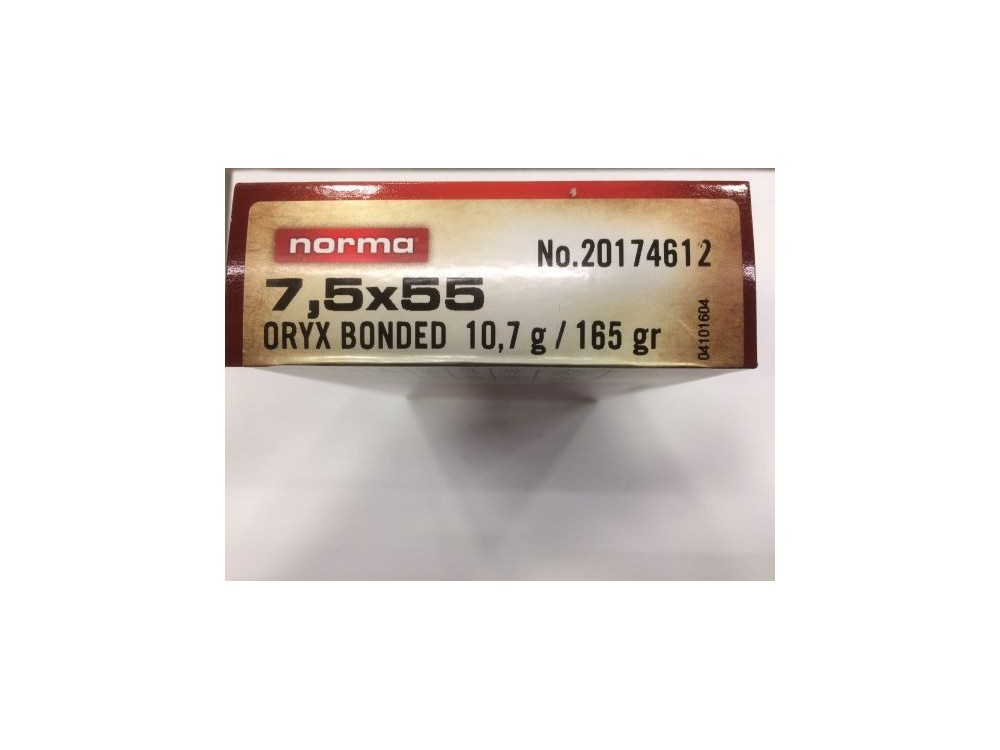 NORMA CARICHE 7,5 X 55 GR 165