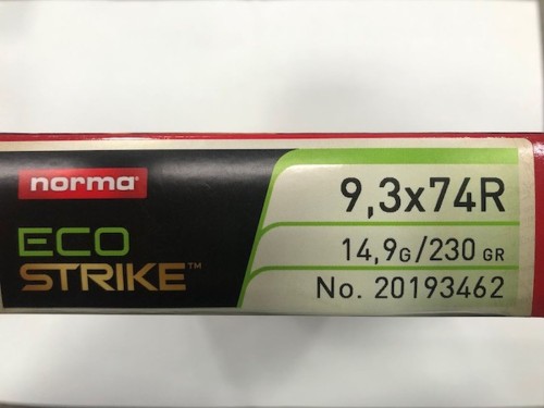 NORMA CARICHE 9,3 X 74R GR 230