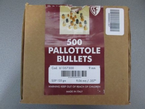 FIOCCHI PALLE BLIND 38/357 125GR
