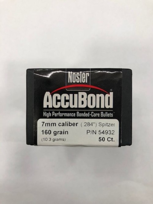 NOSLER ACCUBOND  PALLE 7MM GR 160