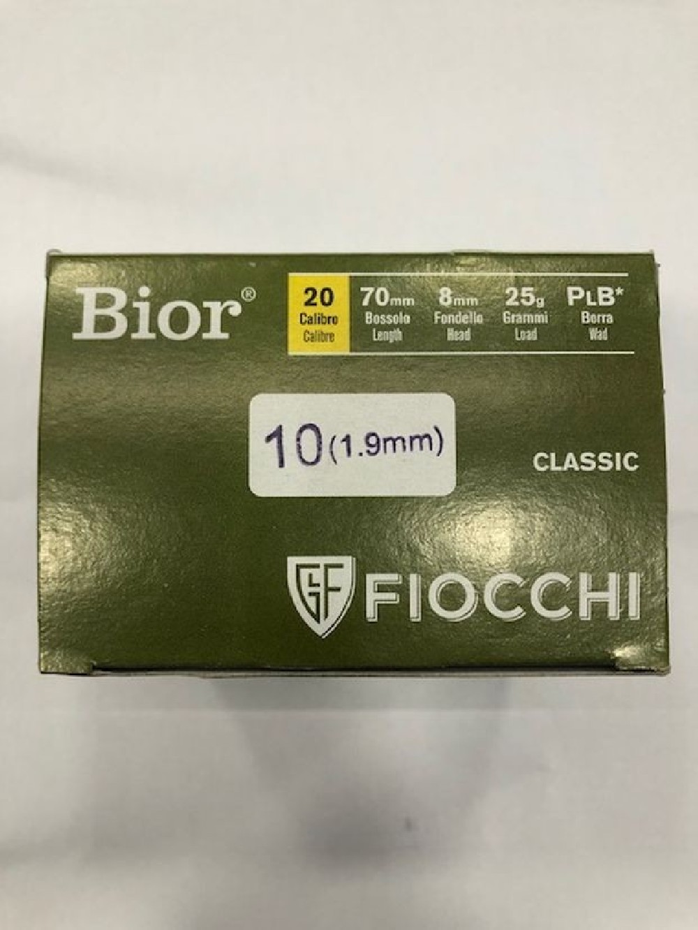FIOCCHI CART BIOR C20 PB 10