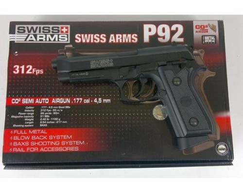 SWISS ARMS PISTOLA L.V. BERETTA 92