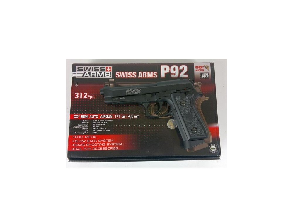 SWISS ARMS PISTOLA L.V. BERETTA 92