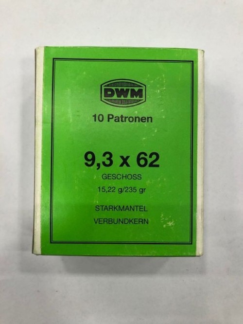 DWM CARICHE 9,3X62 GR 235