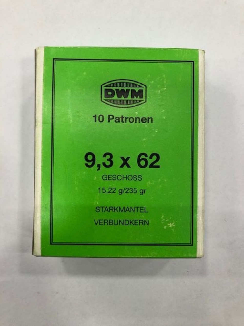 DWM CARICHE 9,3X62 GR 235