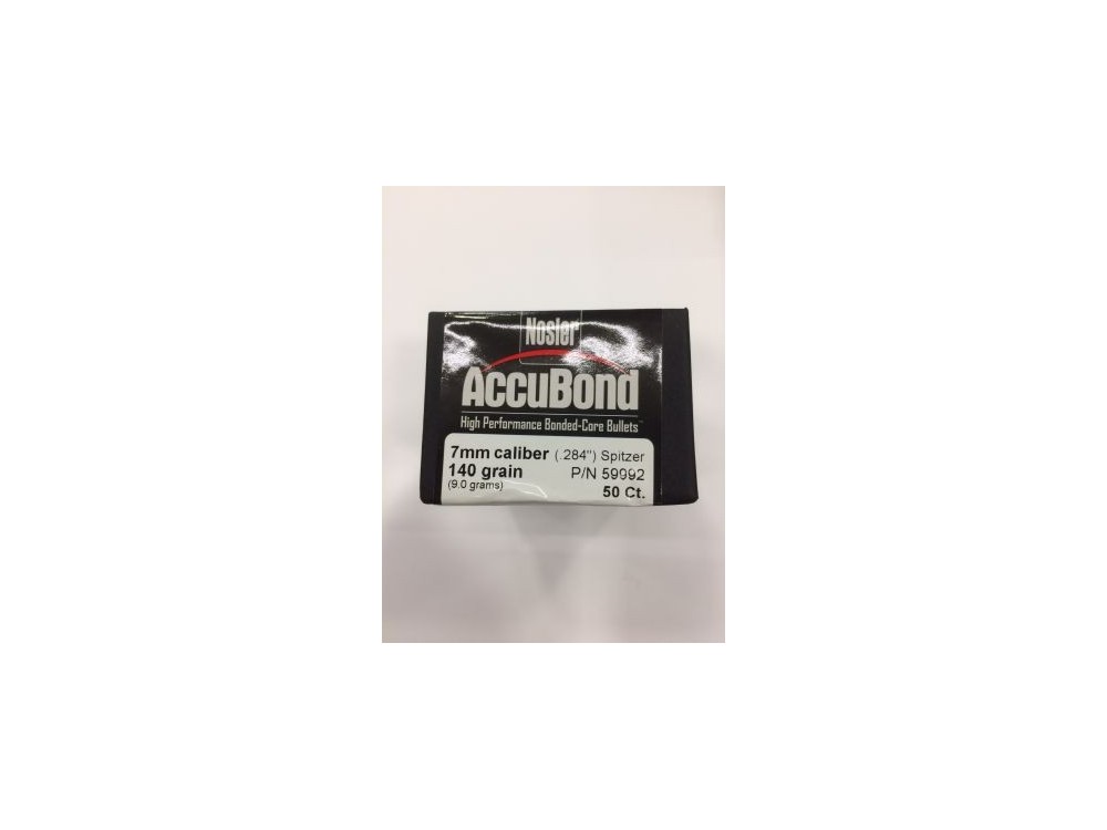 NOSLER ACCUBOND  PALLE 7MM GR 140