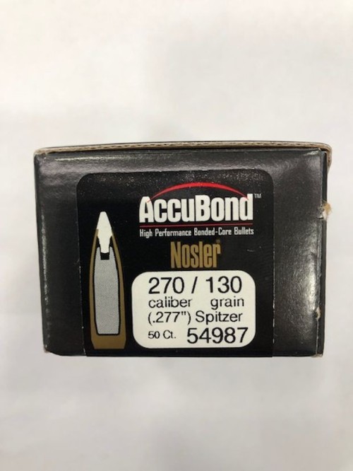 NOSLER ACCUBOND  PALLE C 270 GR 130