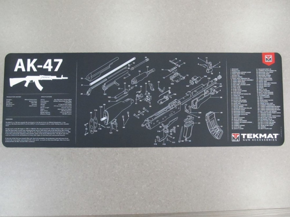 TEKMAT TAPPETINO DA BANCO AK47
