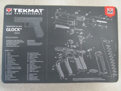 TEKMAT TAPPETINO DA BANCO GLOCK 5