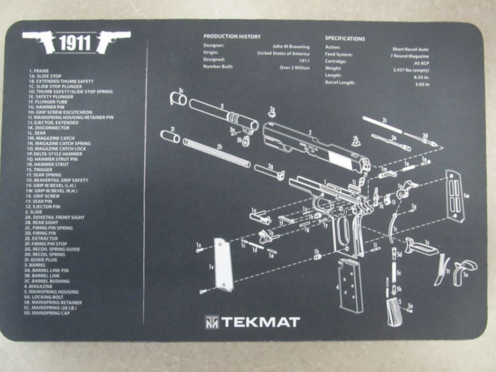 TEKMAT TAPPETINO DA BANCO 1911