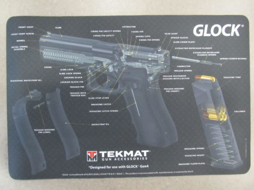 TEKMAT TAPPETINO DA BANCO GLOCK CUT