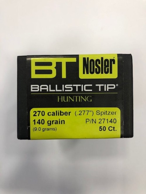 NOSLER B TIP PALLE C 270 GR 140