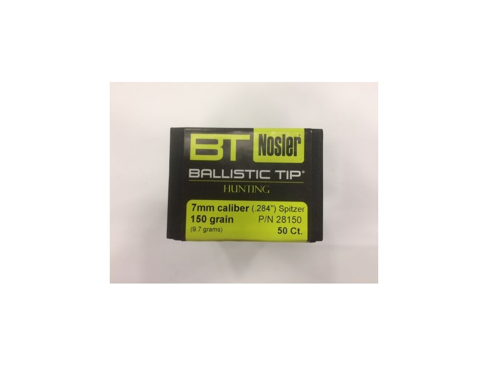 NOSLER B TIP PALLE 7MM GR 150 QT50