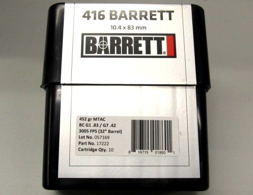 BARRETT CARICHE CAL 416 BARRETT