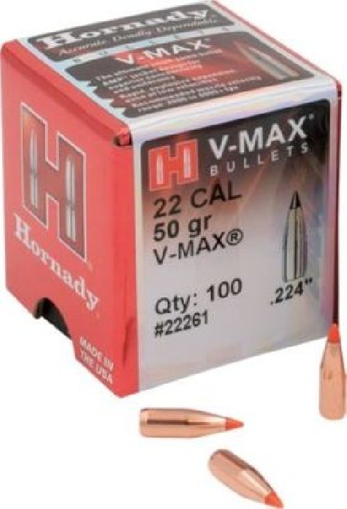 HORNADY PALLE CAL22 50GR V-MAX