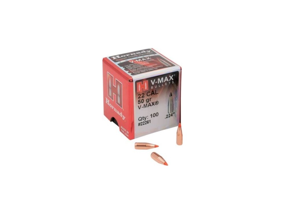 HORNADY PALLE CAL22 50GR V-MAX