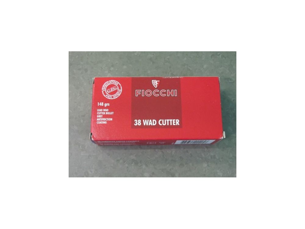 FIOCCHI CARICHE 38 SPL LWC 148 GR