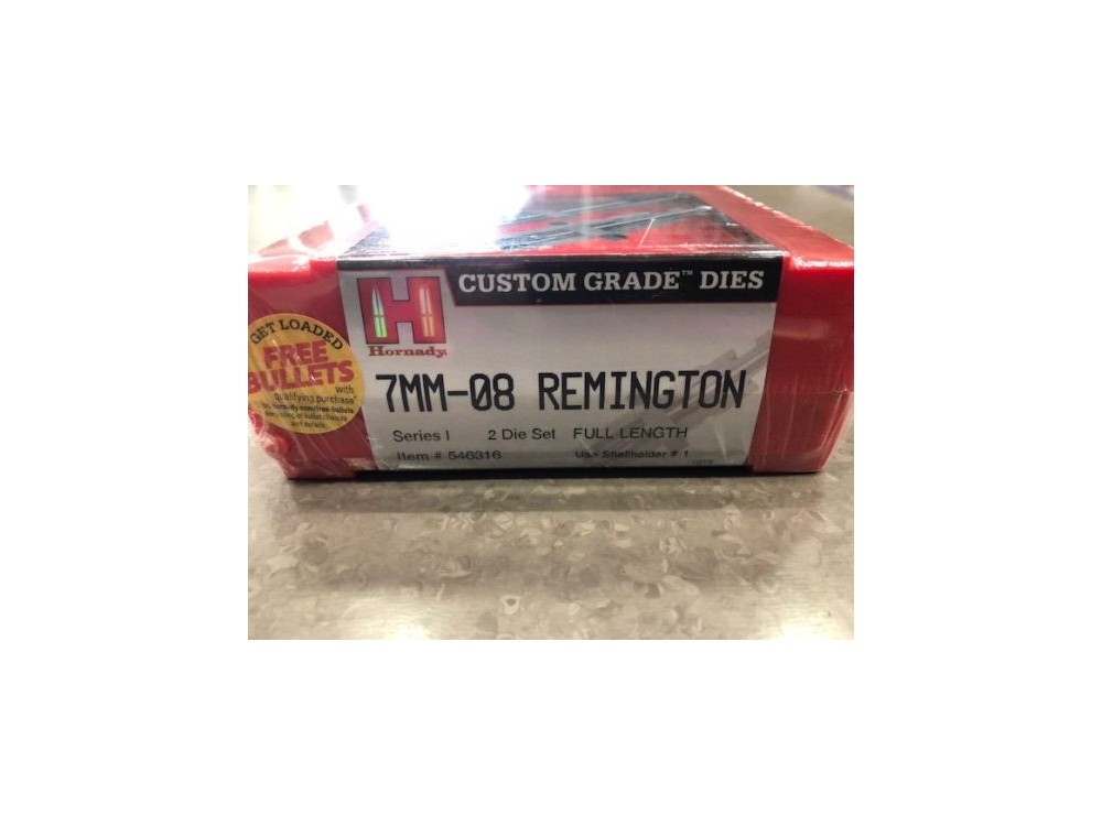 HORNADY 2 DIES SET 7MM-08