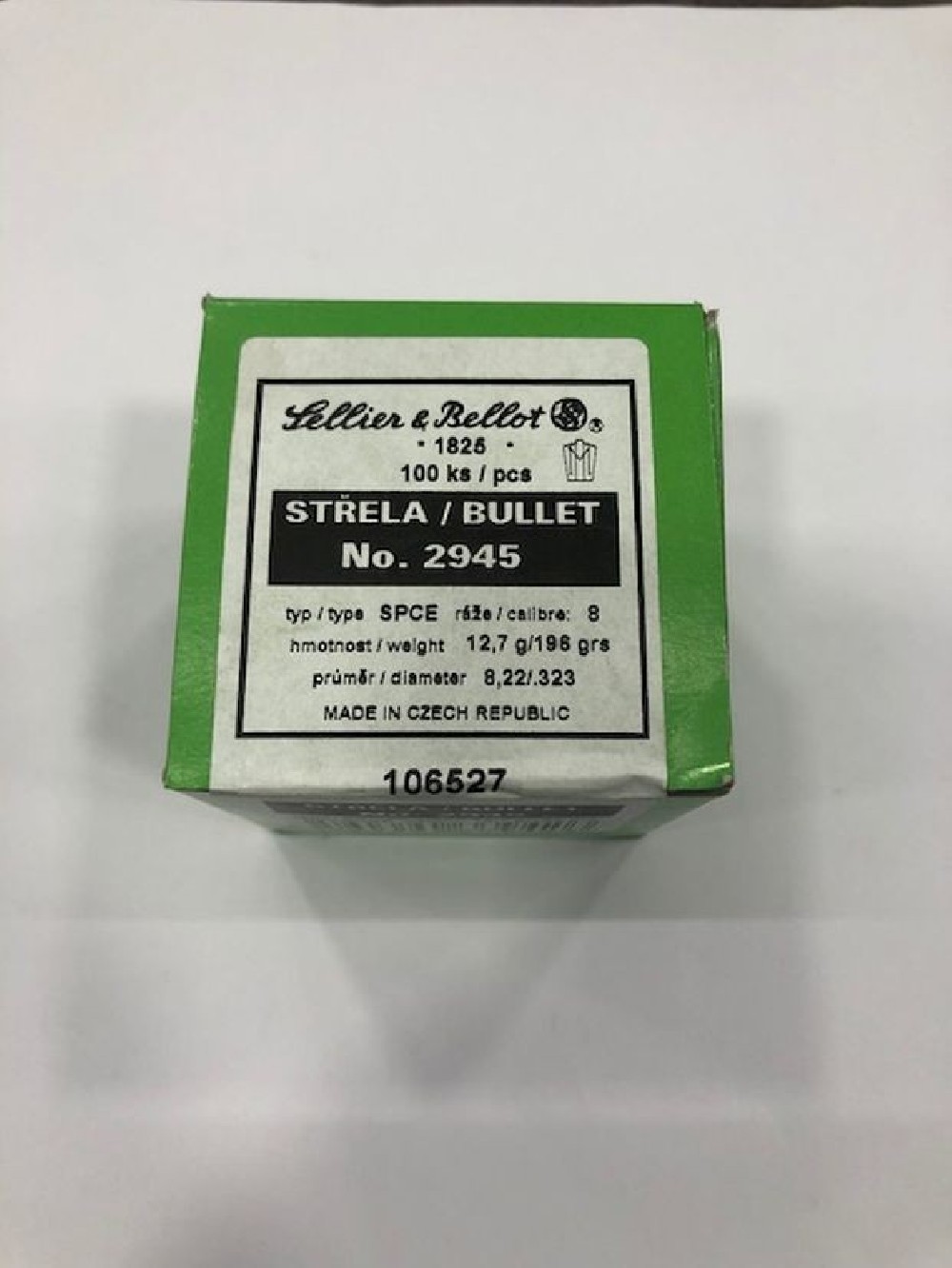 SELLIER &B PALLE CAL8MM GR 196 SPCE