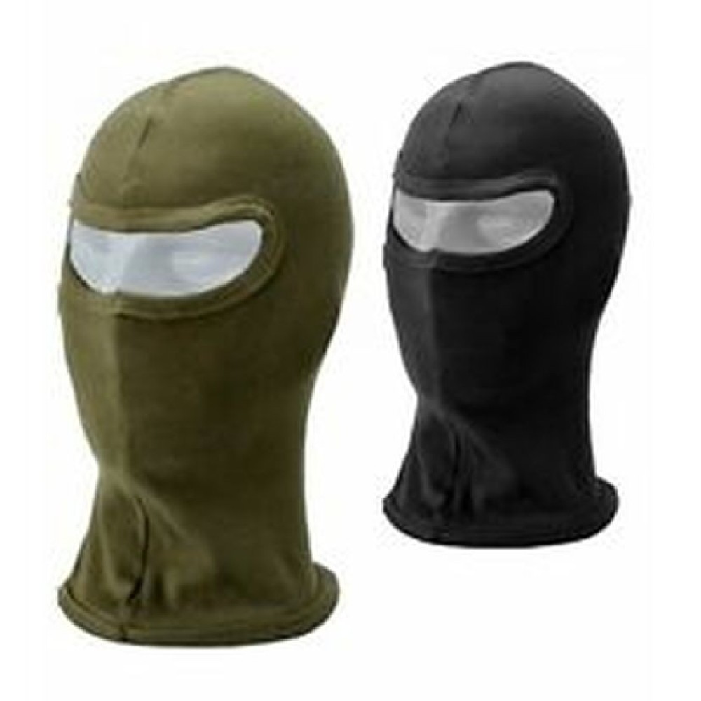 VEGA BALACLAVA IN COTONE NERO