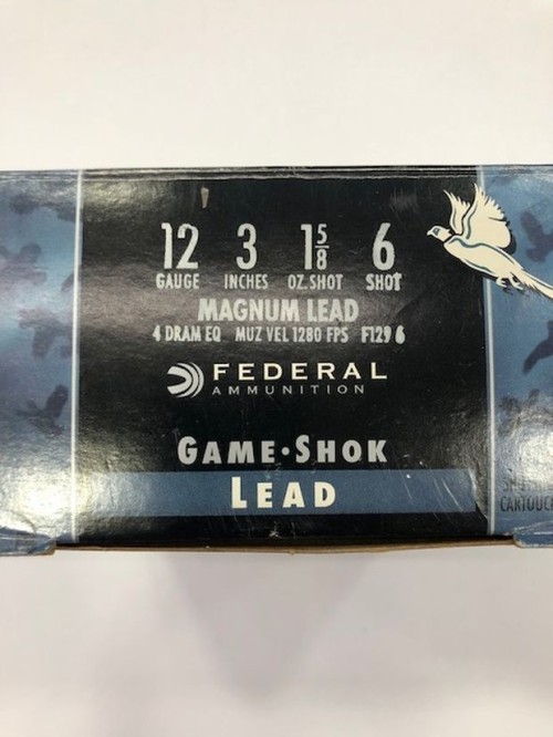 FEDERAL CARTUCCE C 12 MAG PIOMBO 6