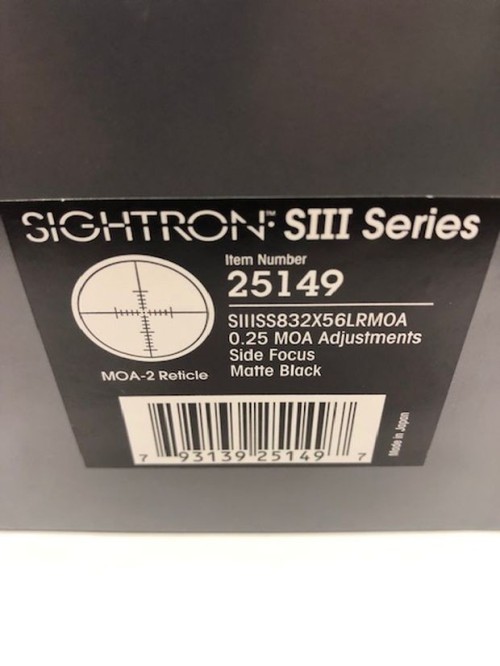 SIGHTRON CAN SIIISS 8-32X56LR MOA2