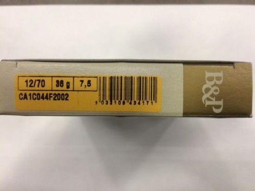 BASCHIERI CARTUCCE SHORT RANGE C12