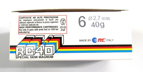 RC12 CARTUCCE SEMI MAG RC40 PB 6