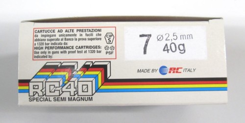 RC12 CARTUCCE SEMI MAG RC40 PB 7
