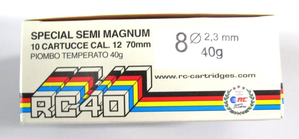 RC12 CARTUCCE SEMI MAG RC40 PB 8