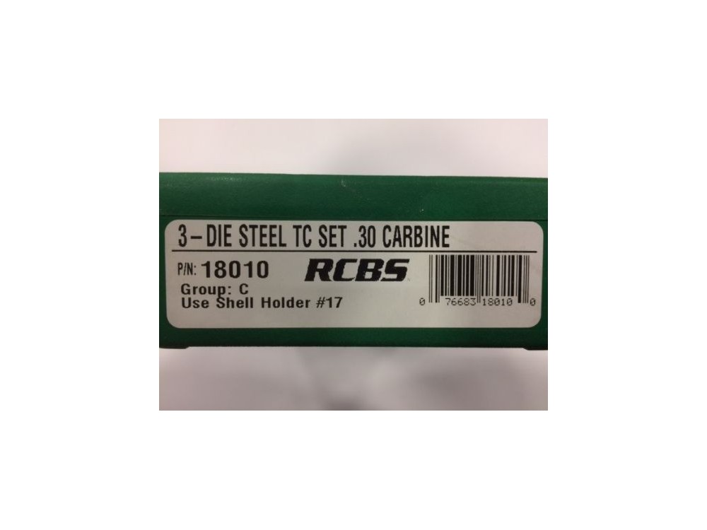 RCBS 3 DIE SET 30M1 CARBINE