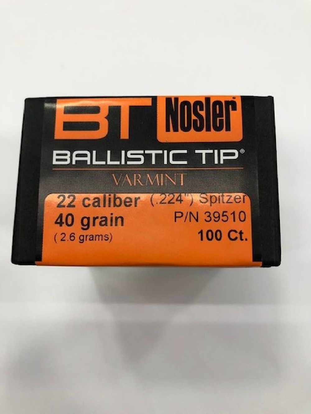 NOSLER B TIP PALLE C 22 GR 40