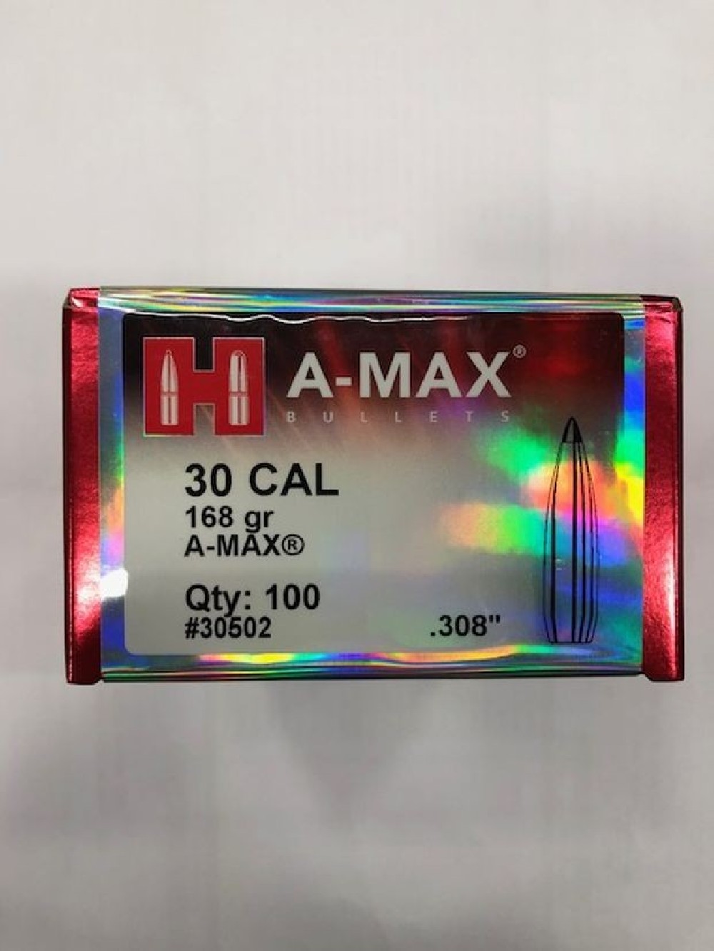 HORNADY PALLE CAL30 A-MAX GR 168
