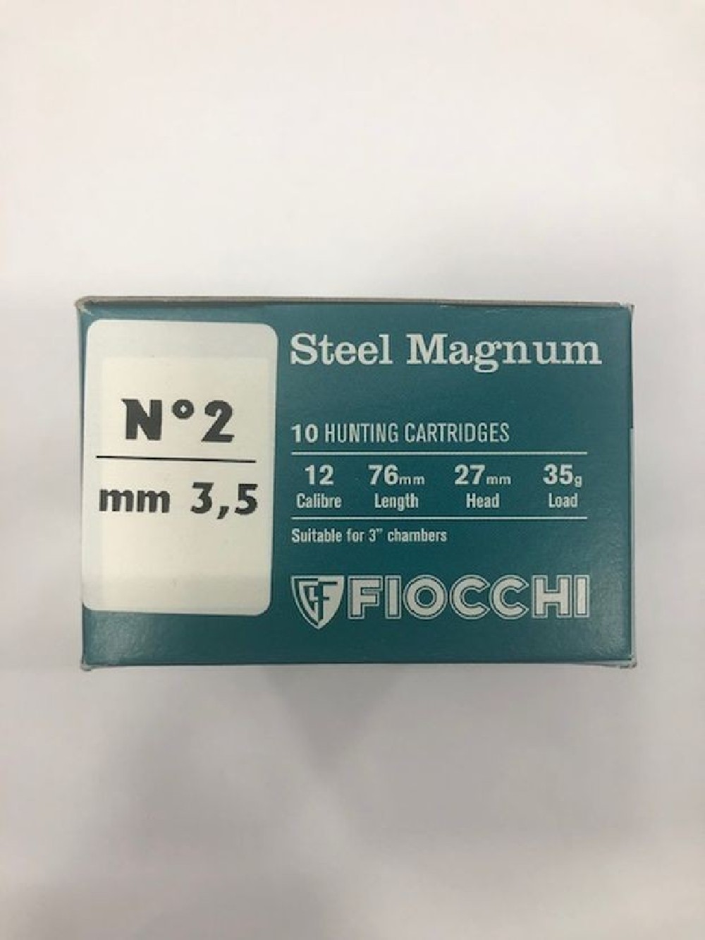 FIOCCHI CARTUCCE ACCIAIO C12 P 2 M