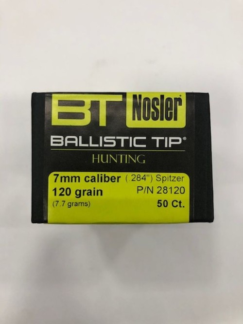 NOSLER B TIP PALLE CAL7 GR 120 QT50