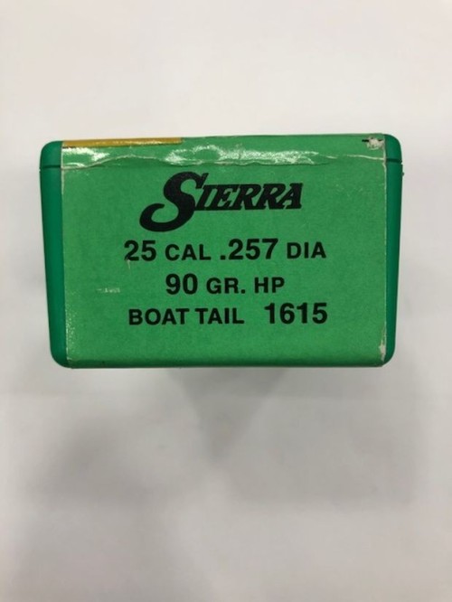 SIERRA PALLE CAL25 90 GR HP