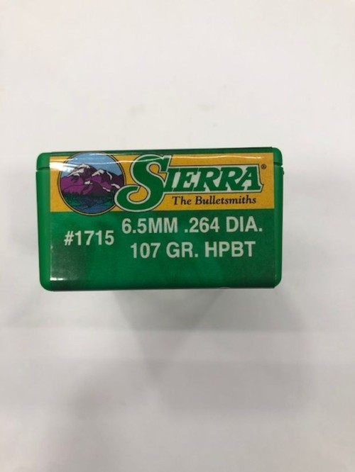 SIERRA PALLE CAL 6,5 MM 107 GR