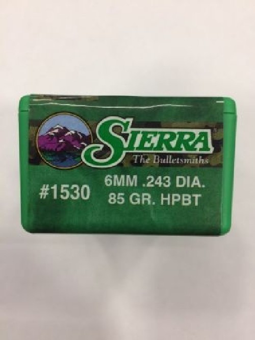 SIERRA PALLE CAL 6MM 85 GR HPBT