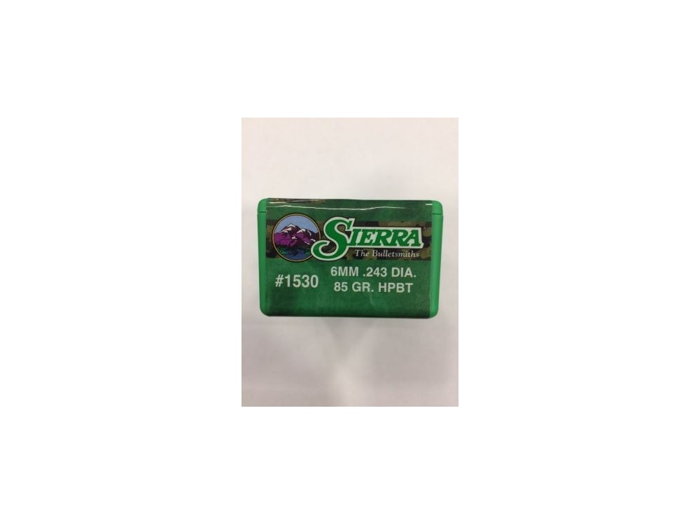SIERRA PALLE CAL 6MM 85 GR HPBT