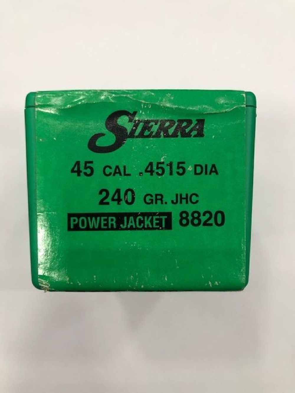 SIERRA PALLE CAL 45 MM 240 GR JHC