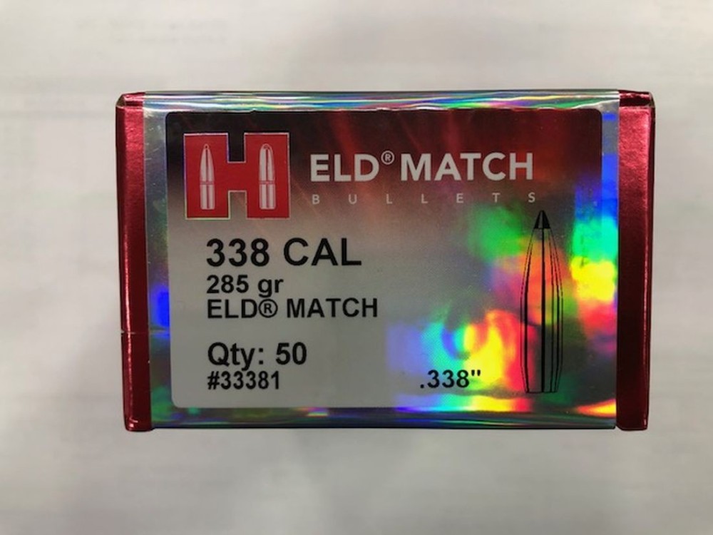 HORNADY PALLE C 338 GR 285 E MATCH