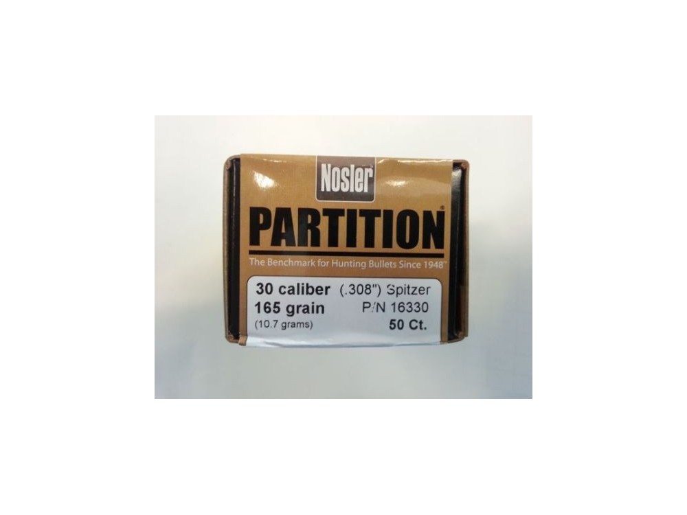 NOSLER PARTITION PALLE C30 GR 165