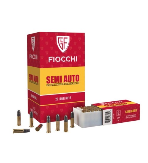 FIOCCHI CARICHE 22 LR SEMI AUTO