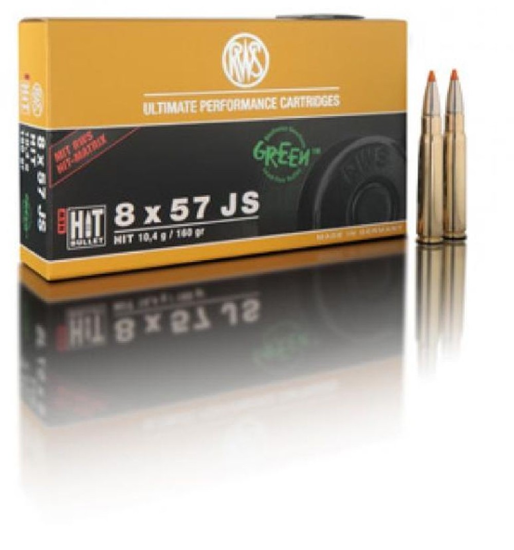 RWS CARICHE 8 X 57 JS 160 GR HIT