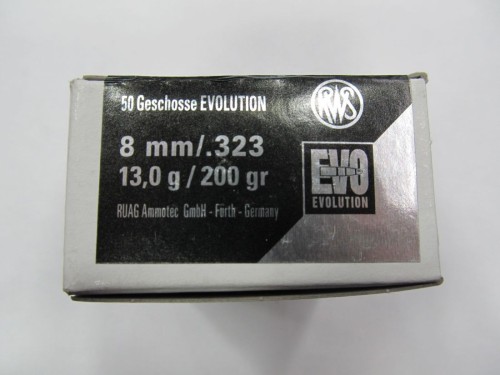 RWS PALLE 8MM GR 200 EVO DIA 323