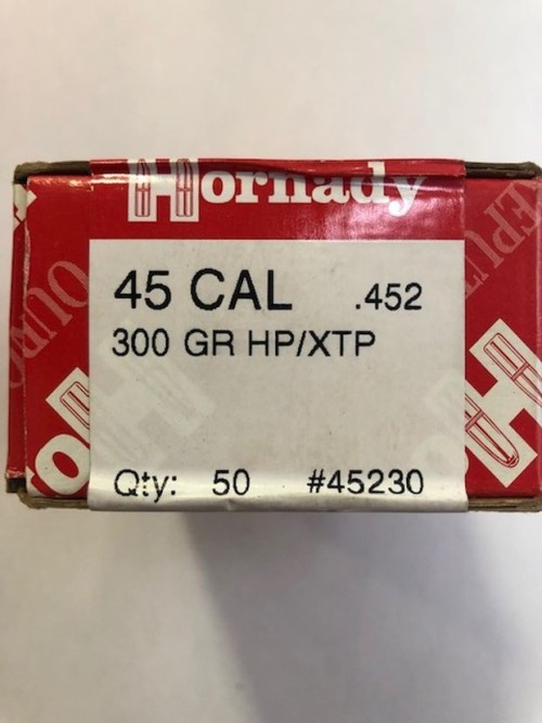 HORNADY PALLE 45 GR 300 GR HP XTP