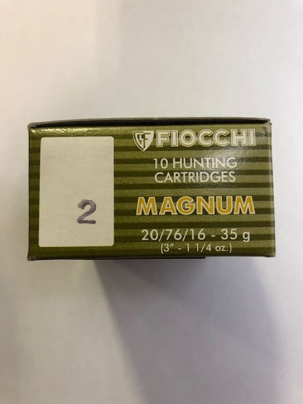 FIOCCHI CARTUCCE C20 PALLINI N 2