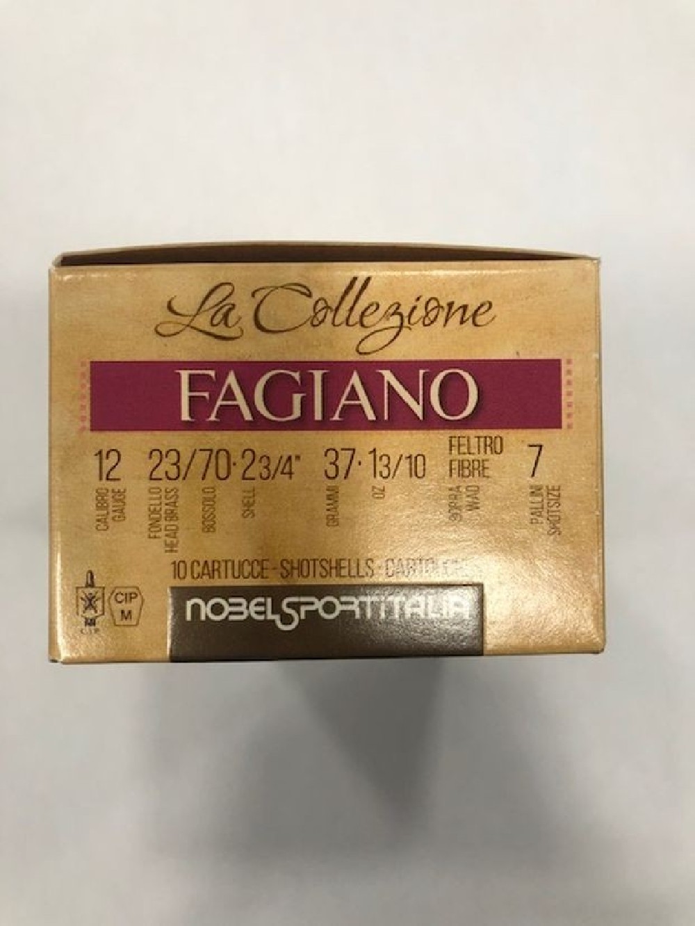 NOBEL SPORT CARTUCCE FAGIANO C12