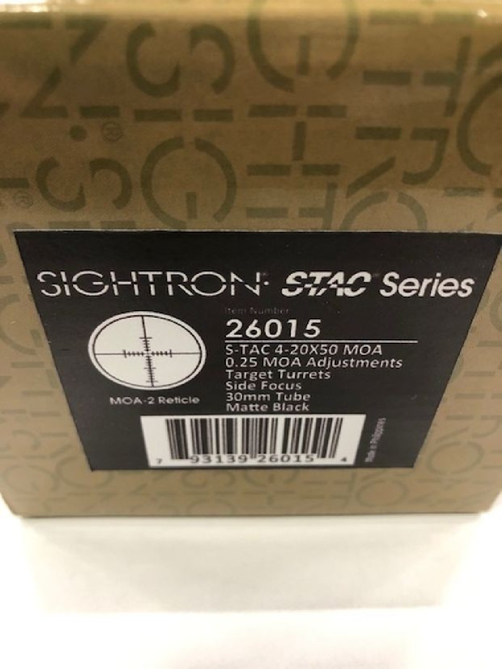 SIGHTRON CAN S TAC 4-20X50 MOA